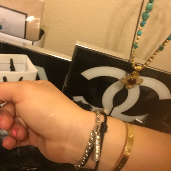 ❤️TRADED❤️Dior silver tone rhinestone bracelet - Picture 5 of 8